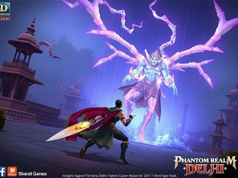 Phantom Realm Delhi - Arjun using Shadow Slash against a Phantom Lord